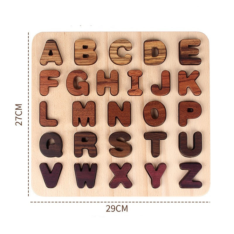 Wooden Letter & Number Board