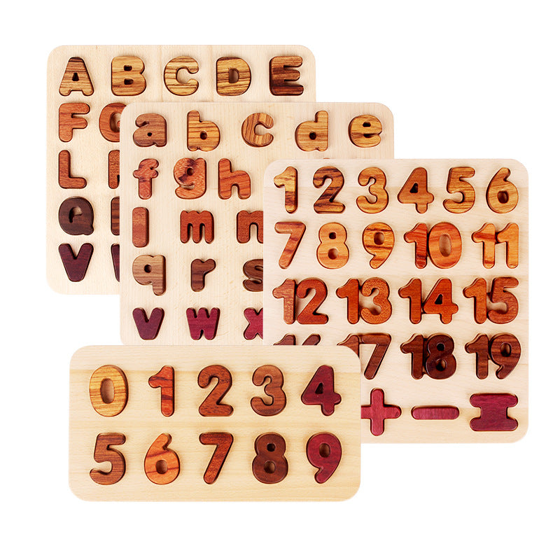 Wooden Letter & Number Board