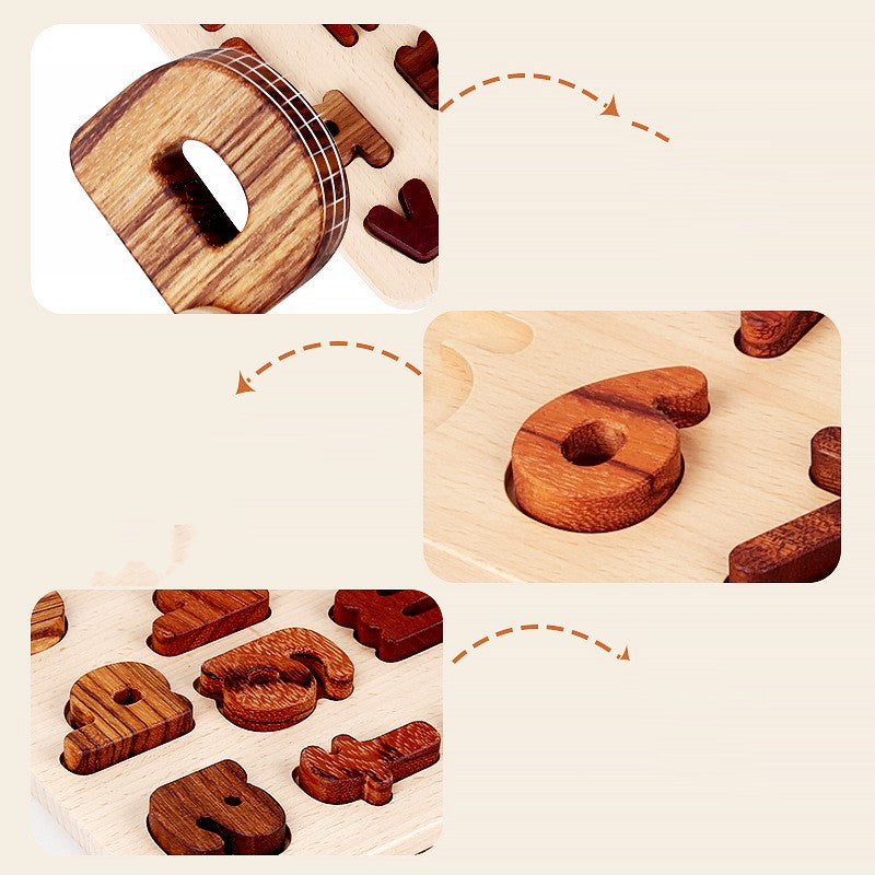 Wooden Letter & Number Board