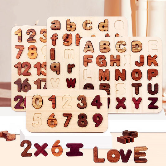 Wooden Letter & Number Board